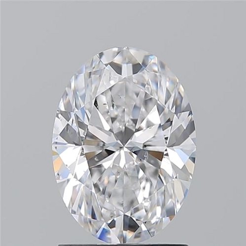 1.7 carat D-SI2 Natūralus Oval Deimantas (1)