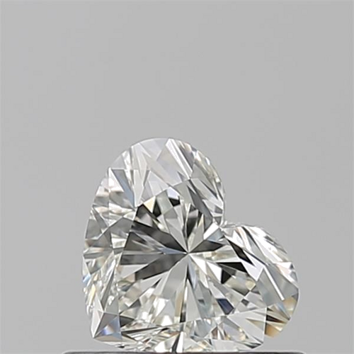 0.52 carat J-VVS2 Natūralus Heart Deimantas (1)