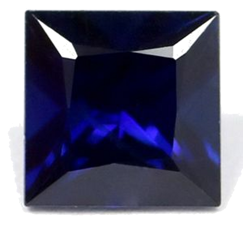 0.63 carat BLUE Square Safyras (1)
