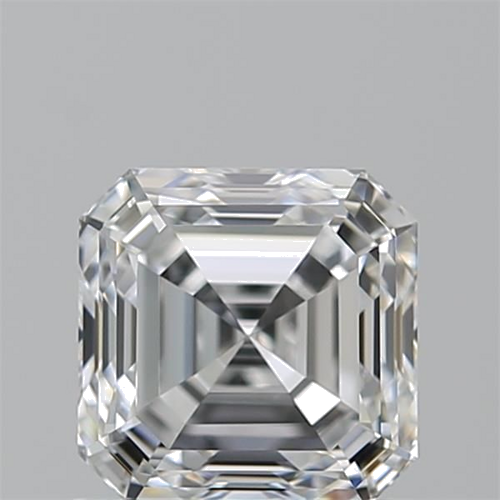 1.0 carat D-VVS1 Natūralus Asscher Deimantas (1)