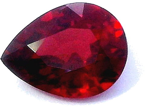 0.65 carat RED Pear Rubinas (1)