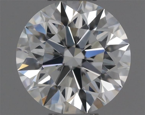 0.37 carat F-VVS2 Excellent cut Natūralus Round Deimantas (1)