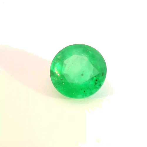 0.46 carat GREEN Round Smaragdas (1)