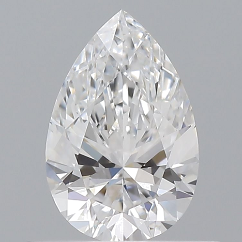 0.5 carat D-VVS2 Natūralus Pear Deimantas (1)