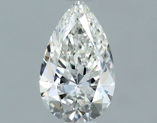 0.5 carat H-VVS1 Natūralus Pear Deimantas (1)