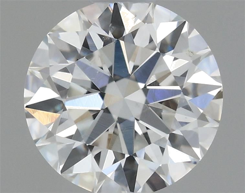 0.53 carat G-SI1 Excellent cut Natūralus Round Deimantas (1)