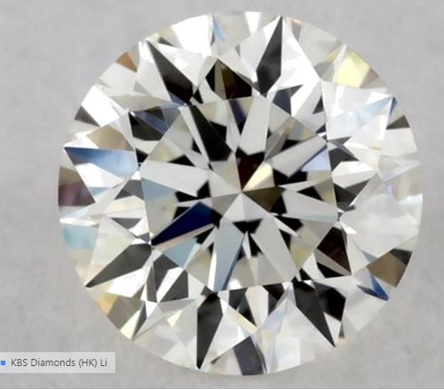 0.34 carat I-VS2 Excellent cut Natūralus Round Deimantas (1)