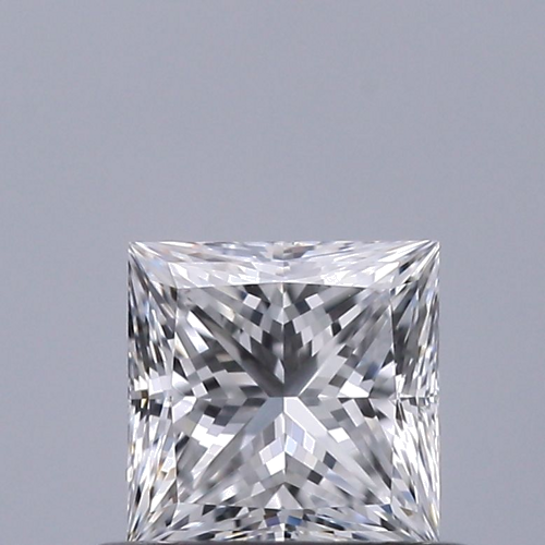 0.5 carat D-VVS2 Natūralus Princess Deimantas (1)