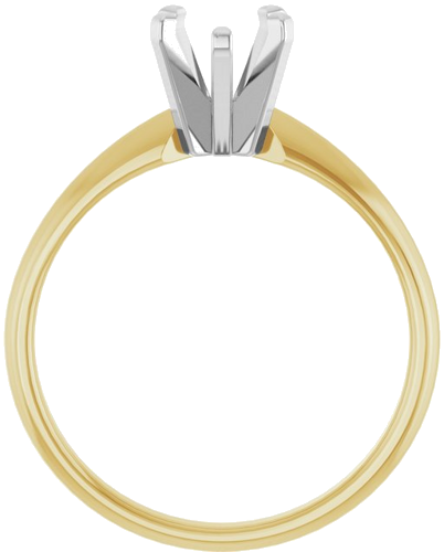 Sužadėtuvių Žiedas „Solitaire“ 14k yellow/white gold Pear 7.5mm x 5mm (2)