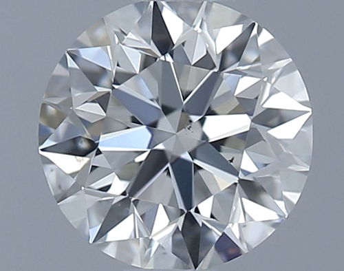 0.57 carat H-SI1 Excellent cut Natūralus Round Deimantas (1)