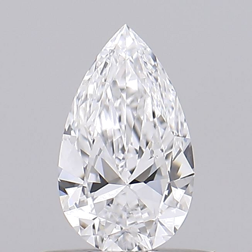 0.5 carat D-VS1 Natūralus Pear Deimantas (1)