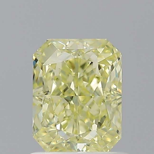 1.01 carat Fancy Yellow-VS1 Natūralus Radiant Deimantas (1)