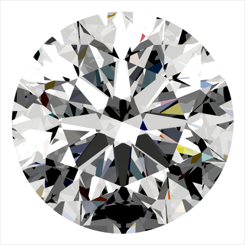 0.36 carat E-VS2 Excellent cut Natūralus Round Deimantas (1)
