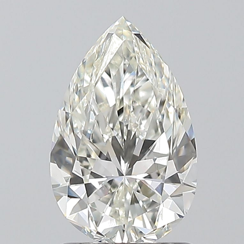 1.3 carat I-VS2 Natūralus Pear Deimantas (1)