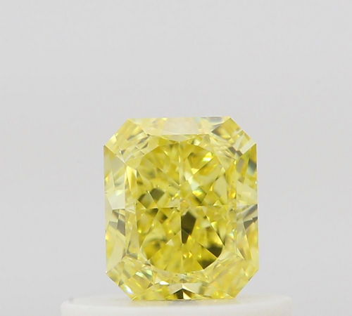 0.5 carat Fancy Intense Yellow-VS2 Natūralus Radiant Deimantas (1)