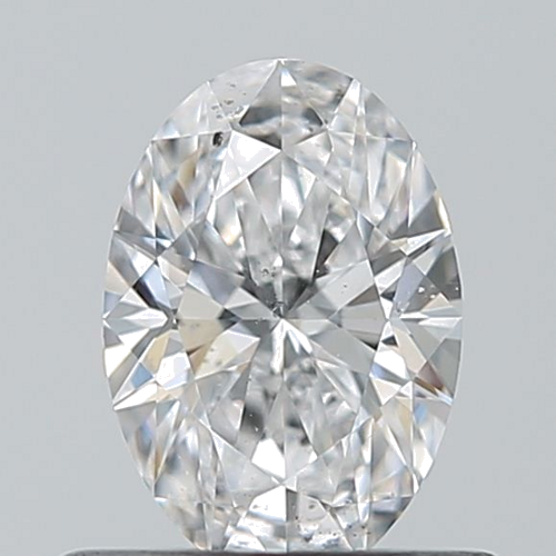 0.5 carat D-SI1 Natūralus Oval Deimantas (1)