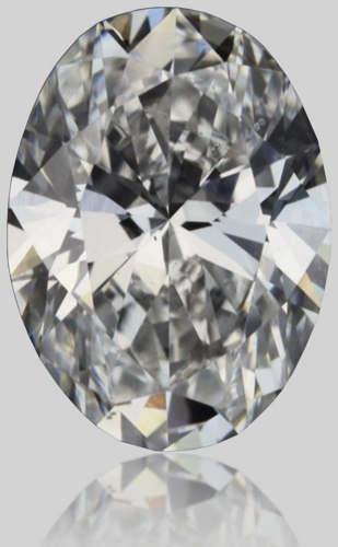 0.32 carat E-SI1 Natūralus Oval Deimantas (1)