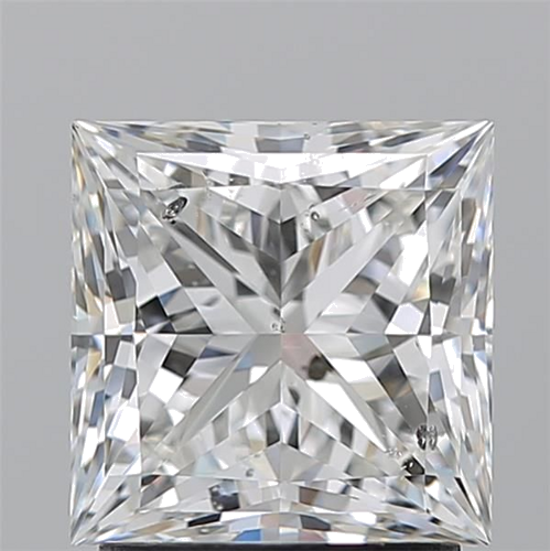 2.08 carat H-SI2 Natūralus Princess Deimantas (1)