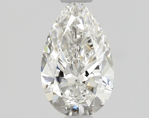 0.6 carat F-VVS1 Natūralus Pear Deimantas (1)