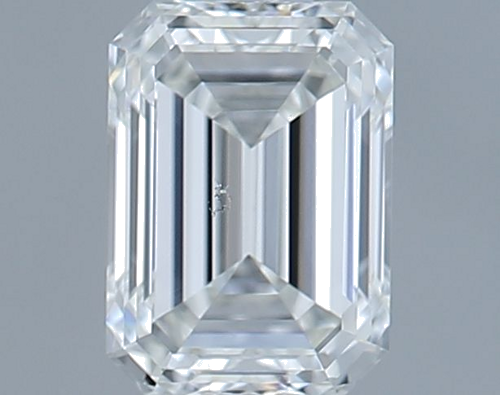 0.51 carat H-SI1 Natūralus Emerald Deimantas (1)