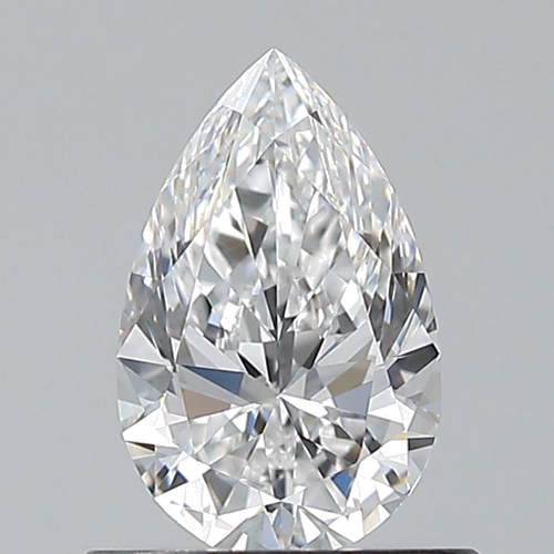 0.67 carat D-VS1 Natūralus Pear Deimantas (1)