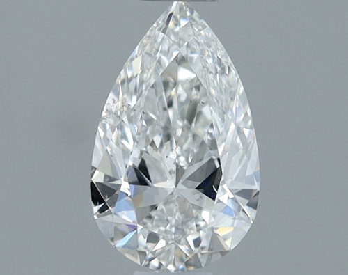 0.5 carat F-SI1 Natūralus Pear Deimantas (1)