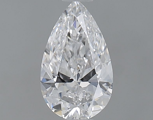 0.6 carat D-VS2 Natūralus Pear Deimantas (1)