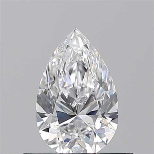 0.51 carat D-VVS2 Natūralus Pear Deimantas (1)