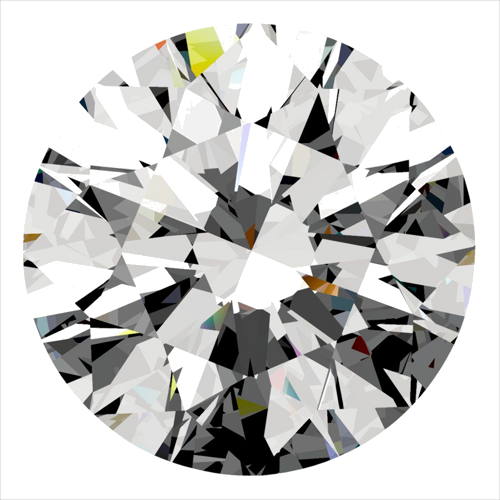 0.5 carat D-VVS2 Excellent cut Natūralus Round Deimantas (1)