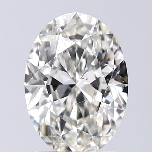1.71 carat I-SI1 Natūralus Oval Deimantas (1)
