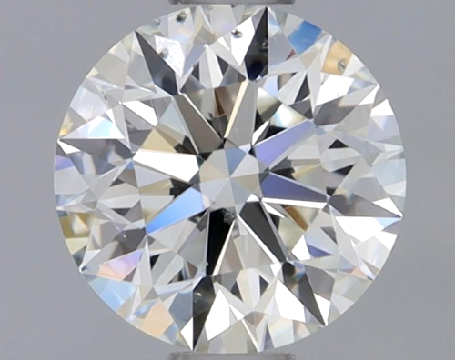 0.56 carat I-SI1 Excellent cut Natūralus Round Deimantas (1)