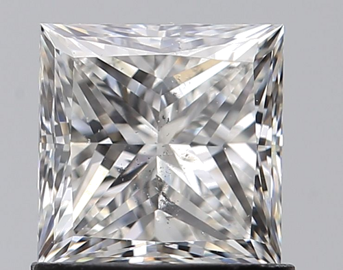 1.11 carat G-SI2 Natūralus Princess Deimantas (1)