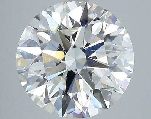 3.6 carat H-SI2 Excellent cut Natūralus Round Deimantas (1)
