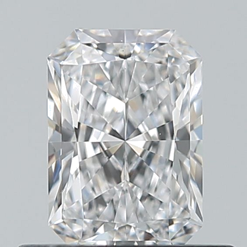 0.6 carat D-VS2 Natūralus Radiant Deimantas (1)