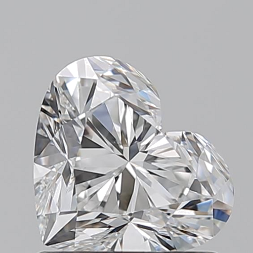 1.01 carat E-VVS2 Natūralus Heart Deimantas (1)