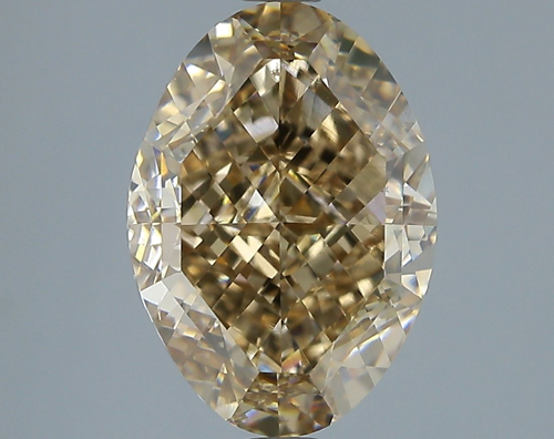 5.01 carat Fancy Orange-SI1 Natūralus Oval Deimantas (1)