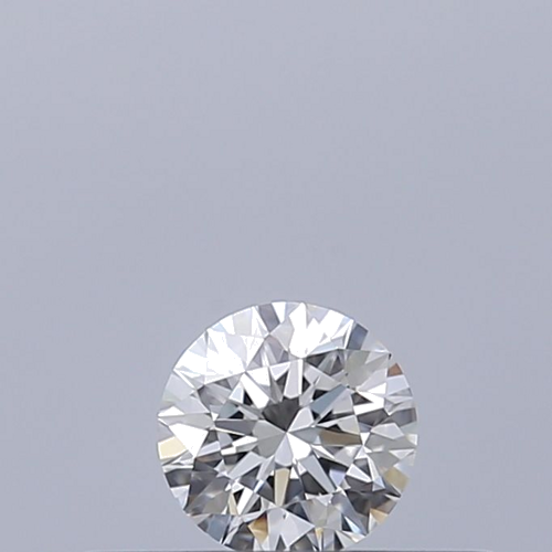 0.19 carat F-VVS2 Excellent cut Natūralus Round Deimantas (1)