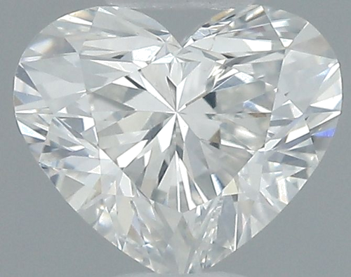 0.5 carat H-SI1 Natūralus Heart Deimantas (1)