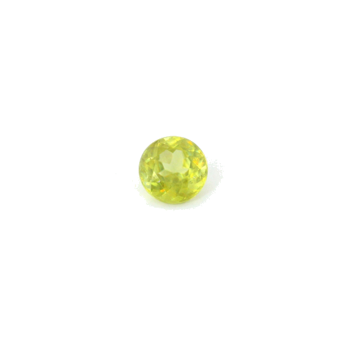 0.58 carat YELLOW Round Sphene (1)
