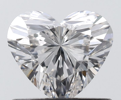 0.6 carat H-VVS2 Natūralus Heart Deimantas (1)