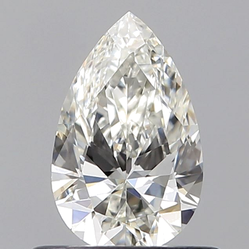 0.6 carat H-VS1 Natūralus Pear Deimantas (1)