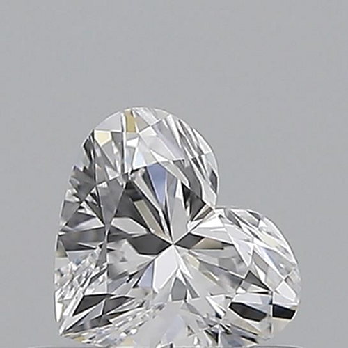 0.52 carat D-VS1 Natūralus Heart Deimantas (1)