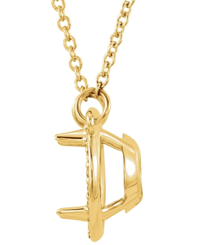 Pakabukas „Halo-Style“ 14k yellow gold Round 10mm (2)