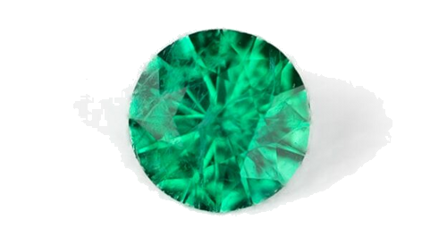 0.16 carat GREEN Round Smaragdas (1)