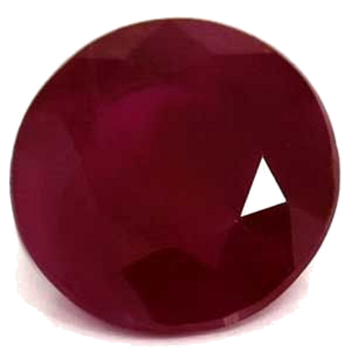 1.95 carat RED Round Rubinas (1)
