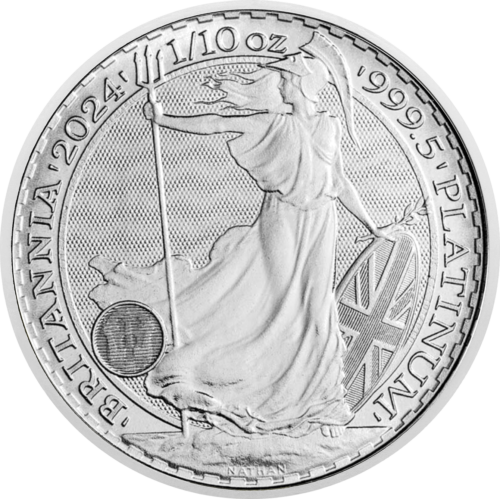 2024 Britannia 1/10 oz Karolis III platininė moneta (1)