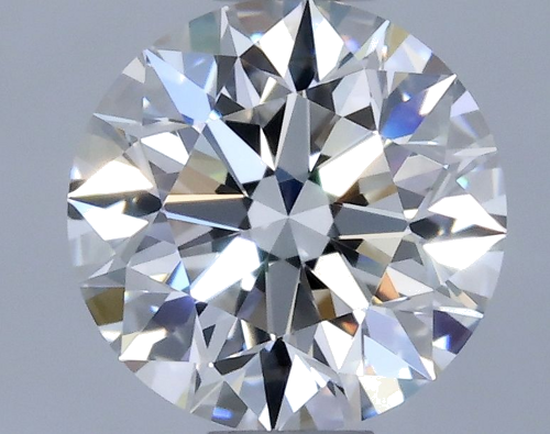 0.59 carat F-VVS1 Excellent cut Natūralus Round Deimantas (1)