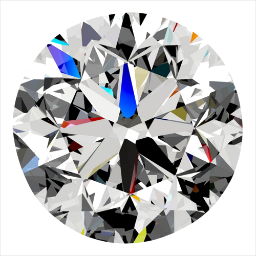 0.3 carat J-VS1 Fair cut Natūralus Round Deimantas (1)