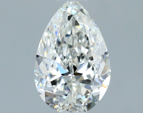 0.7 carat H-VS1 Natūralus Pear Deimantas (1)