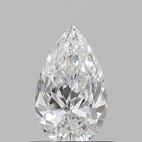 0.5 carat F-VVS1 Natūralus Pear Deimantas (1)